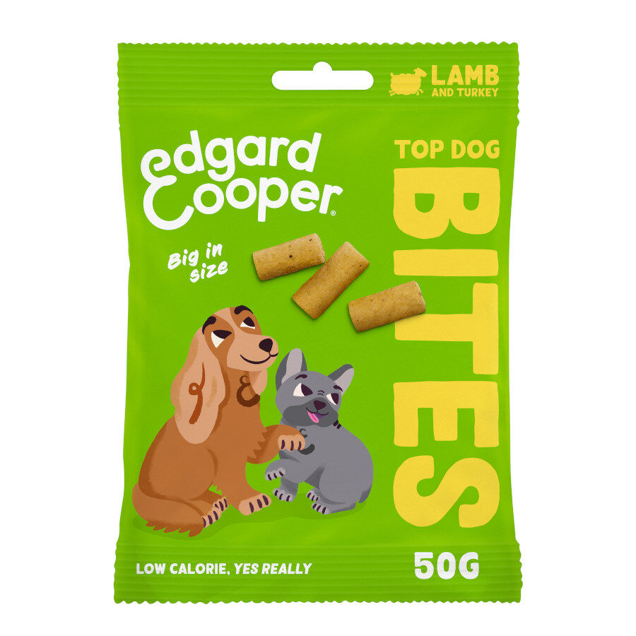 Edgard & Cooper Bocaditos Grande de Cordero y Pavo para perros